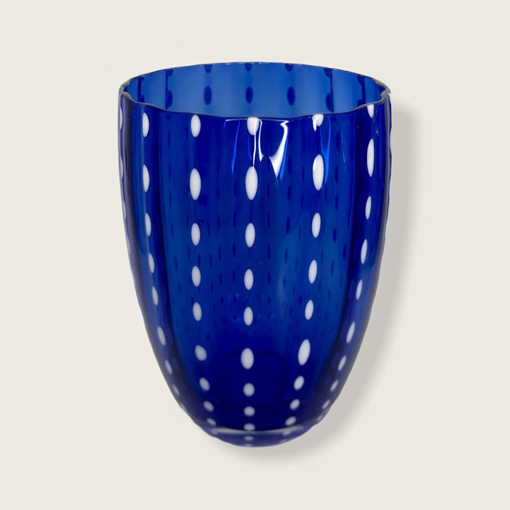 Zafferano - Melting Pot Set mit 6 Gläsern, gemischt Blau/Aquamarin Blau, Aquamarin, Blau, Aquamarin
