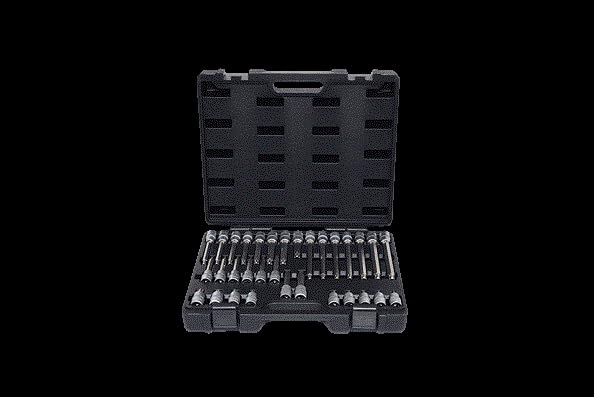 KS Tools 911.4530 1/2" RIBE® Bit-Stecknuss-Satz, 32-tlg.