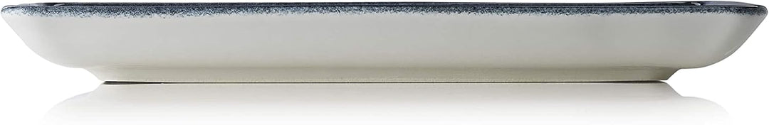 WAS Germany Teller, flach, 23 x 17 cm, Set á 6 Stück, marina, Porzellan 23 x 17 cm (6 Stück) Vida Ma