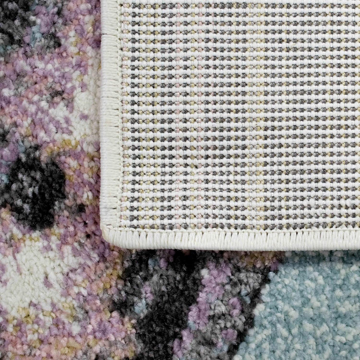 Teppich-Traum kreisförmiger Kinderzimmer Spielteppich • strapazierfähig • Meerjungfrau Blumen Seifen