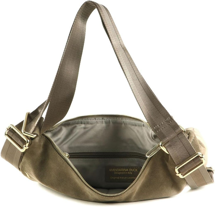 Mandarina Duck Damen Mellow Velvet Schultertasche Taupe, Taupe