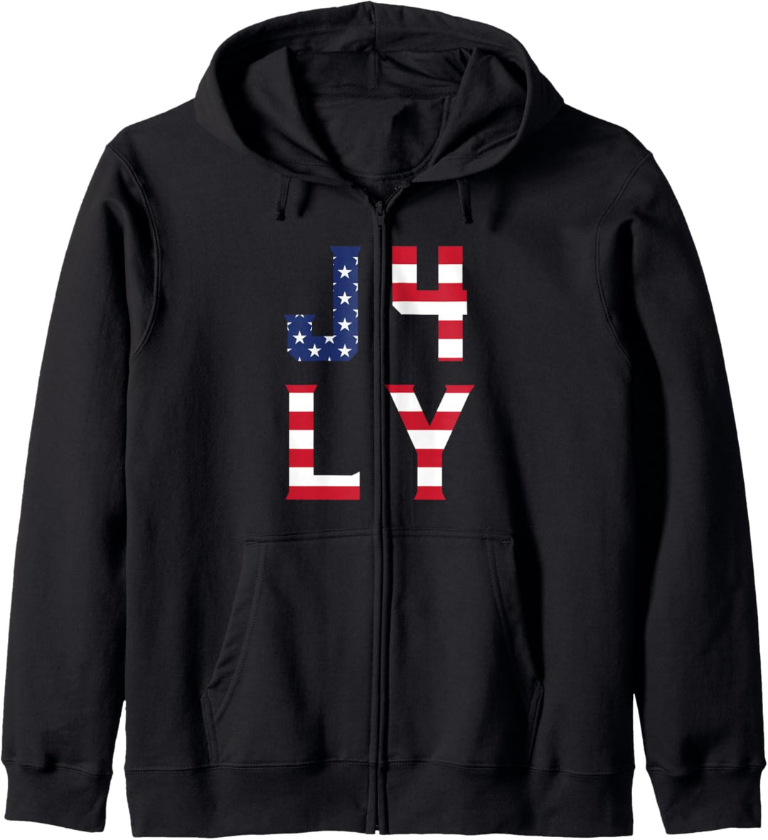 4. Juli USA Amerikanische Flagge Patriotisches Kapuzenjacke