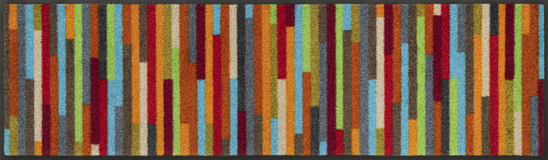 wash+dry Fussmatte, Mikado Stripes 35x120cm, innen und aussen, waschbar 35x120cm Mikado Stripes Mehr