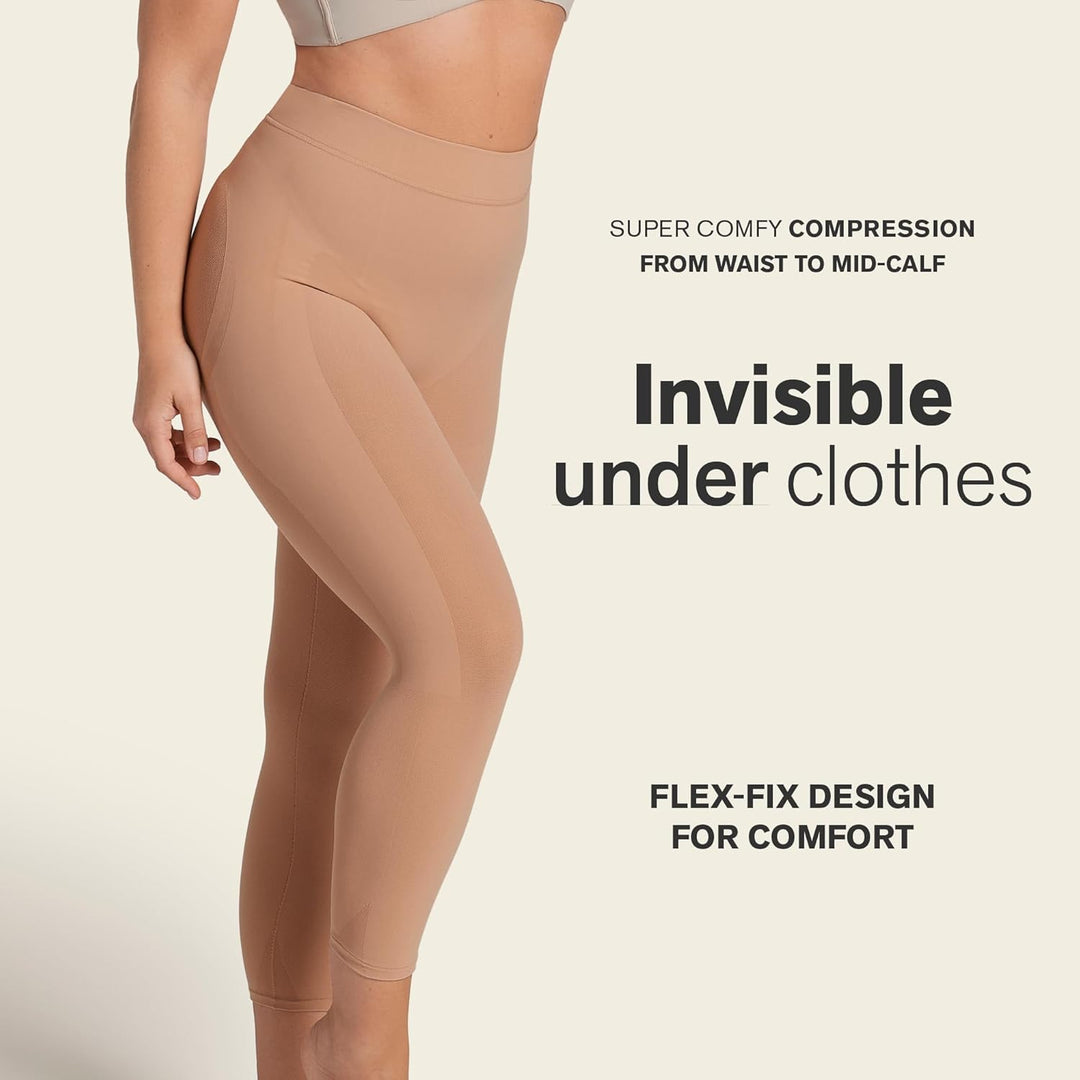 Leonisa Kompressionshose Damen – Strafft die Beine für Eine Schlankere Silhouette Ohne Po-Kompressio