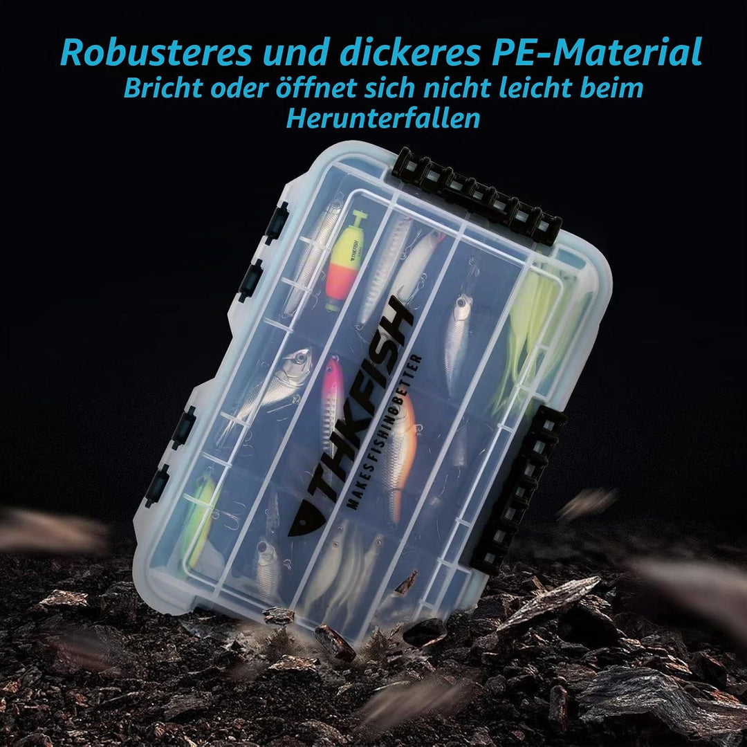 THKFISH Angelbox 3600 Köderbox 3700 Angeln Tackle Box Angelkoffer 2 Stück Wasserdicht sich hin- und