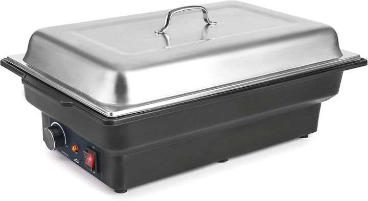 Lacor 69336 Elektrischer Chafing Dish, 900 W, 8'50 l, Edelstahl