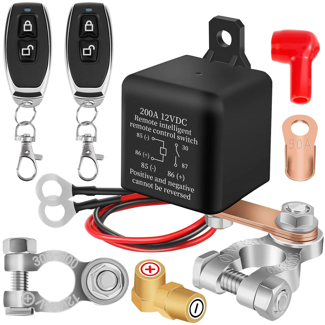 Batterie Trennschalter 12V Batterieschalter Auto Batterieschalter 12V 200A Batterie Schalter 12v Mit