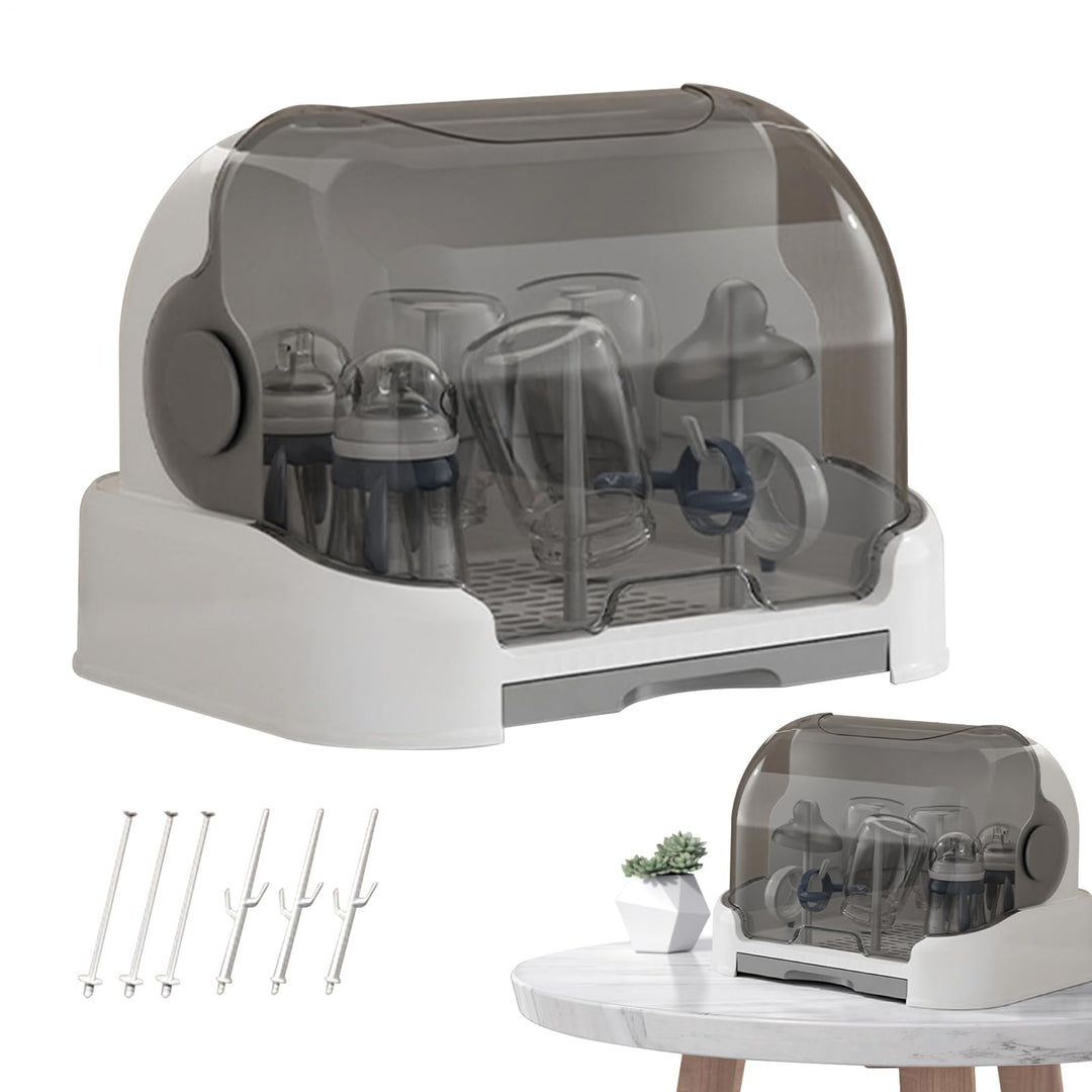 Babyflaschen Aufbewahrung, Aufbewahrungsbox Mit Deckel Für Flaschen, Staubdichte Behälter für Milchp
