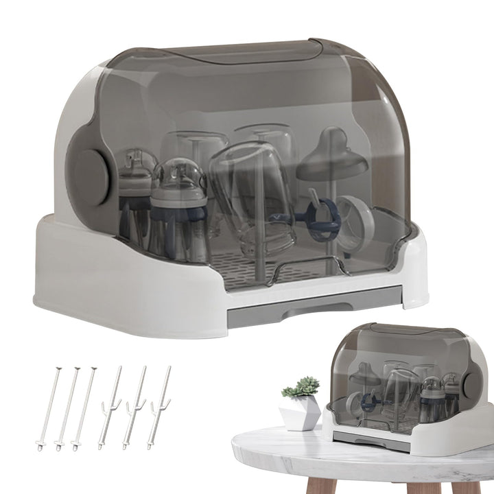 Babyflaschen Aufbewahrung, Aufbewahrungsbox Mit Deckel Für Flaschen, Staubdichte Behälter für Milchp