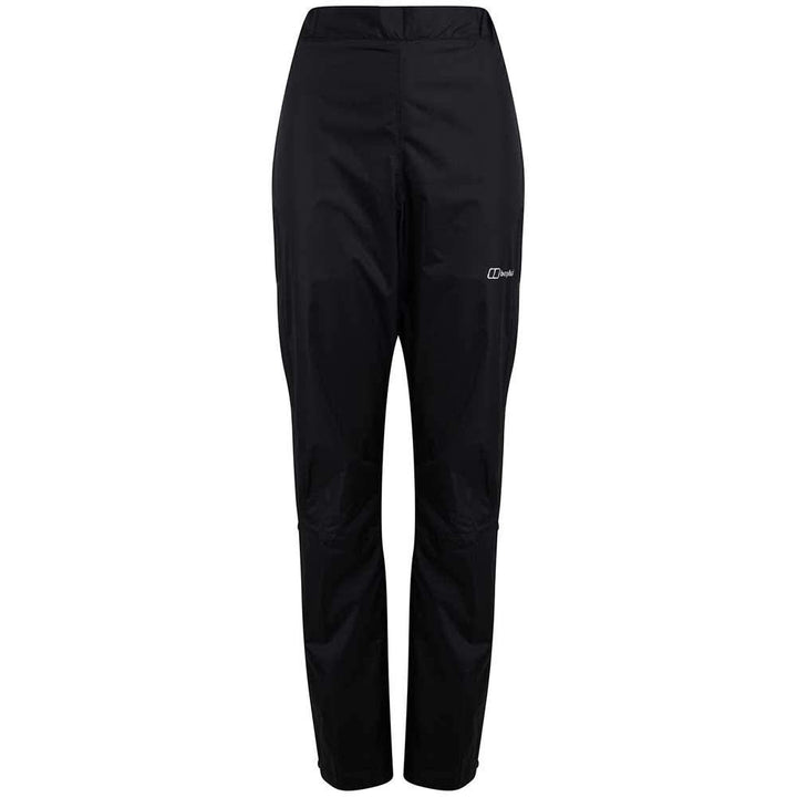 Berghaus Damen Deluge Wasserdicht Überhose, Langlebige, Bequeme Regenhose S Schwarz 2.0, S Schwarz 2