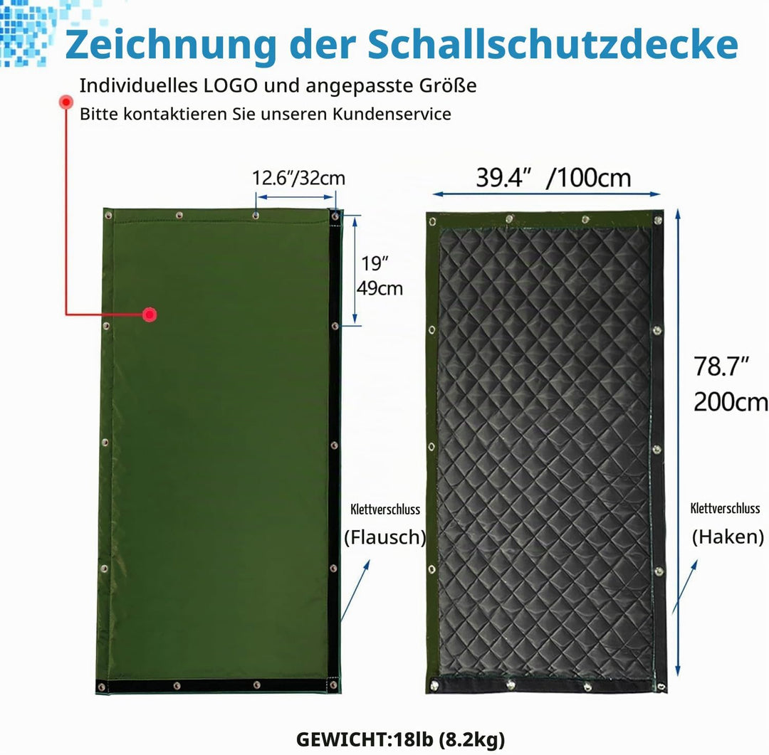 Sound Barrier Schallschutzmatte LäRmschutzwand Schalldämmung Zur LäRmminderung Auf Baustellen, Stras