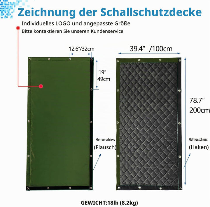 Sound Barrier Schallschutzmatte LäRmschutzwand Schalldämmung Zur LäRmminderung Auf Baustellen, Stras