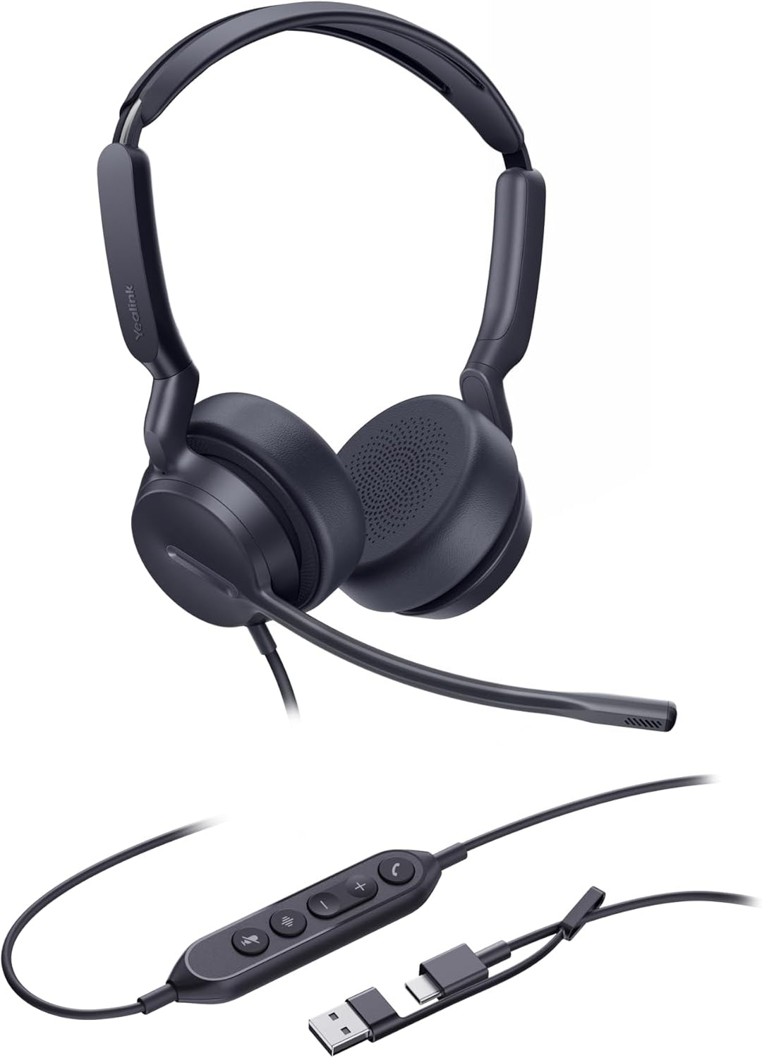 Yealink Headset UH42 Dual UC USB-C/A, UH42 Dual UC
