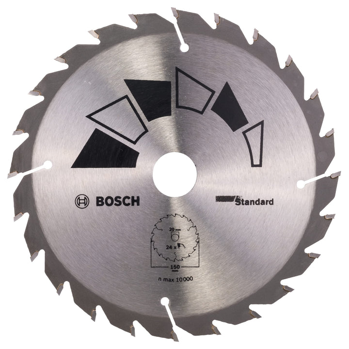 Bosch 2609256806 DIY Kreissägeblatt Basic 150 x 2.2 x 20/16,Z24, 150 x 2.2 x 20/16,Z24