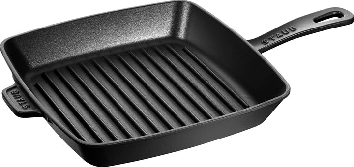STAUB 1003305 Amerikanische Grillpfanne, Gusseisen, induktionsgeeignet, 26 cm, Schwarz Schwarz 26 cm