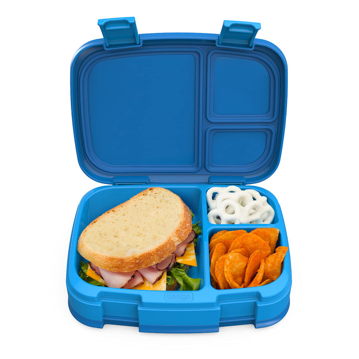 Bentgo Fresh - Auslaufsichere Lunchbox | Bento Box mit 4 Unterteilungen, Blau, Blau