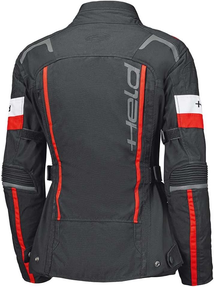 Held 4-Touring II Textiljacke – Wasserdicht – Protektoren EN 17092 M Schwarz, M Schwarz