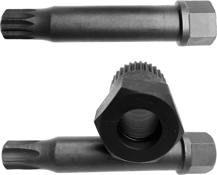 Alkan Extra kurze M10 Vielzahn und T50 (TX-Profil) Bit-Einsatz inkl. Einsatz Adapter mit 33-Zahn Nus