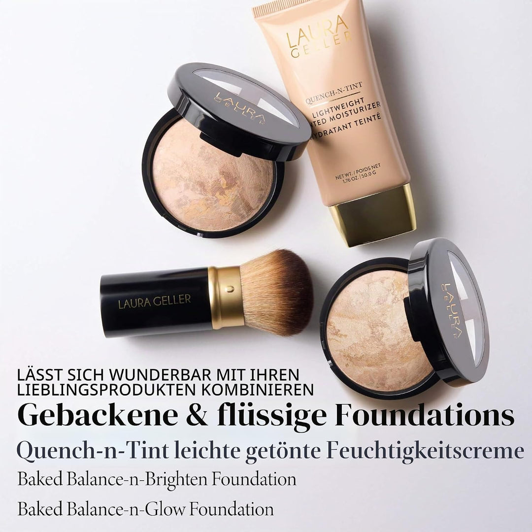 LAURA GELLER NEW YORK Kabuki-Pinsel für alle Gesichts-Make-up und Foundation, einziehbar 04 Airbrush