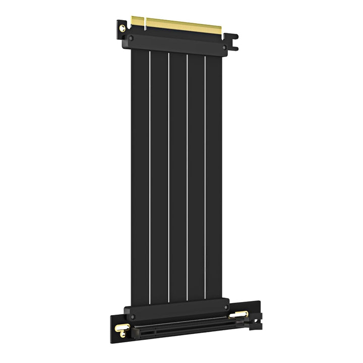 glotrends Riser-Kabel PCIe 4.0 x16-200mm, Female 90 Grad Winkel, Kompatibel mit Gen 4 GPUs, wie RTX4