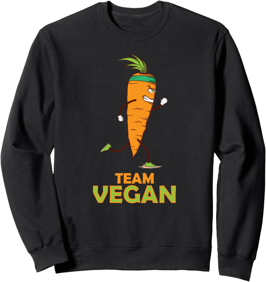 Running Vegan Carrot Team Vegan Sweatshirt