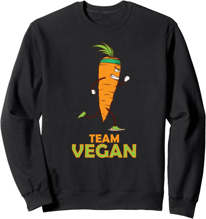 Running Vegan Carrot Team Vegan Sweatshirt