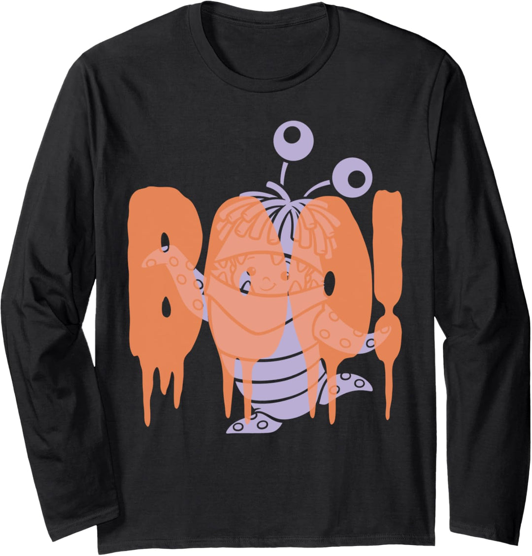 Disney Pixar Monsters Inc. Boo Spooky Silhouette Langarmshirt
