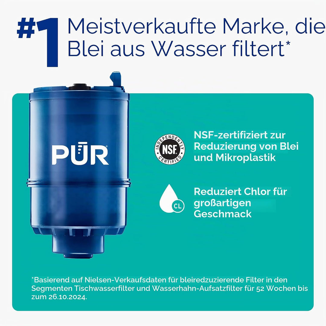 Pur Pur Wasser 3 Stufe Vertical Wasserhahn montieren FM3700 Chrom, Chrom