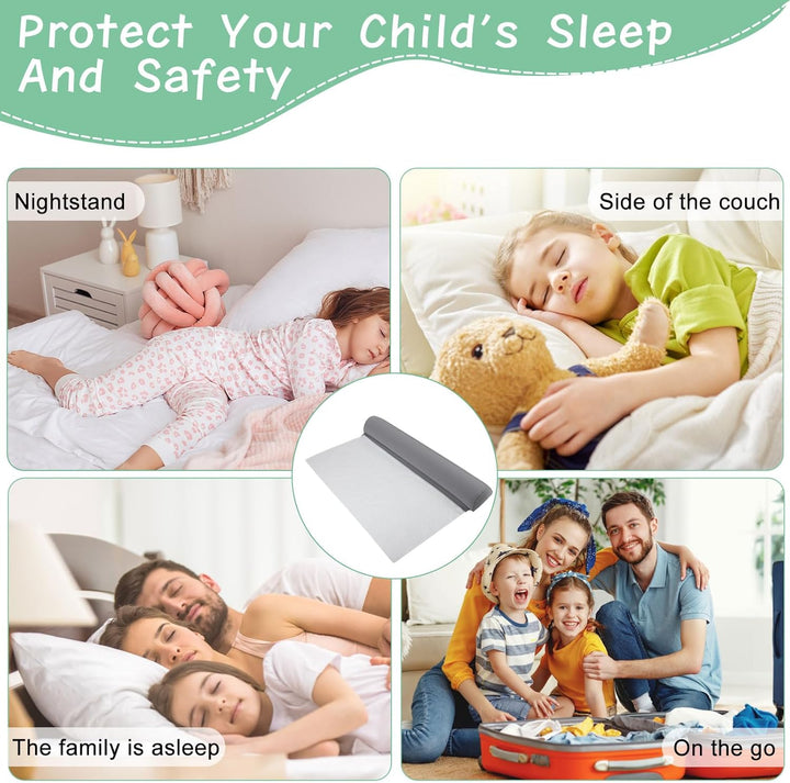 Rausfallschutz Bett reise mit Pumpe, 130 CM Anti-Fall-Bettschutzgitter Bettgitter Aufblasbarer Bett