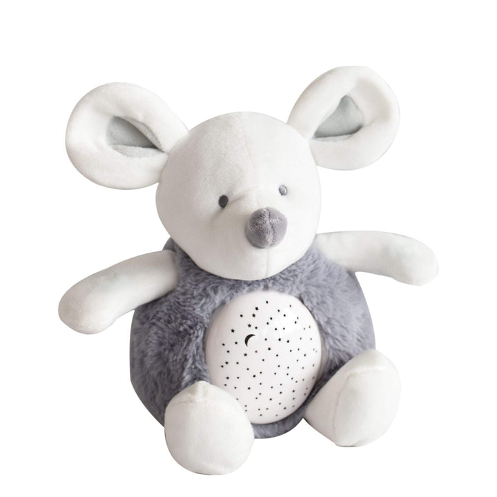 Doudou et Compagnie - DC3691 Plüschtier Nachtlicht für Kinder, Maus – Nachtlicht mit Musik und Licht