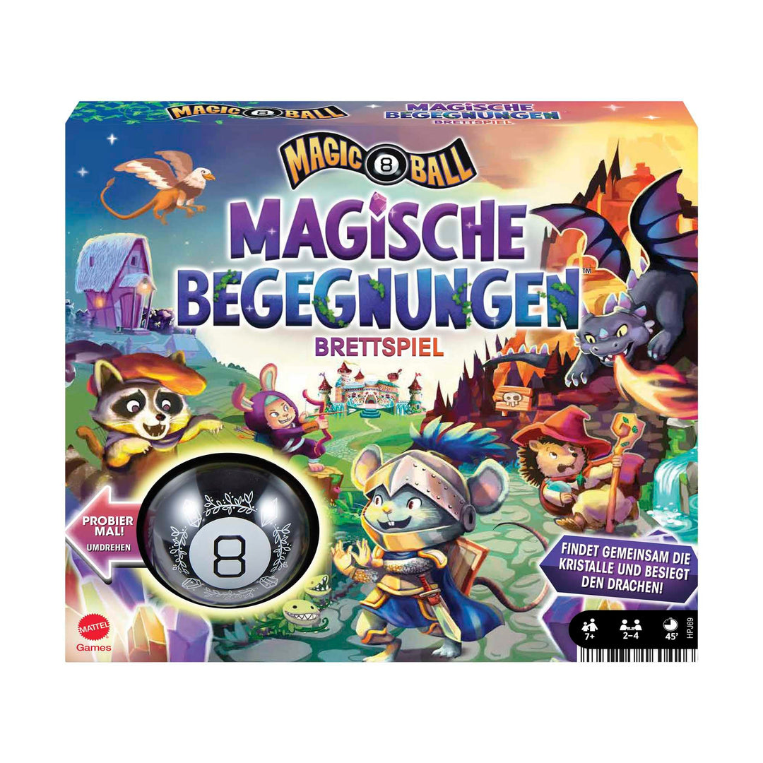 Mattel Games Magic 8 Ball Magische Begegnungen, Kooperatives Brettspiel, Deutsche Version, Entdeckun