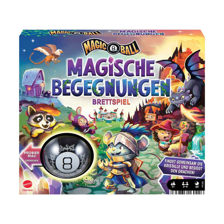 Mattel Games Magic 8 Ball Magische Begegnungen, Kooperatives Brettspiel, Deutsche Version, Entdeckun