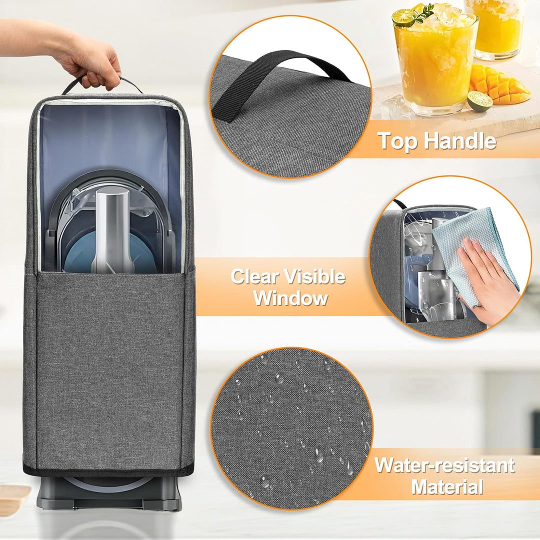 YARWO Slushie Maschinen Abdeckung kompatibel mit Ninja Slushie Professional Frozen Drink Maker, Schu