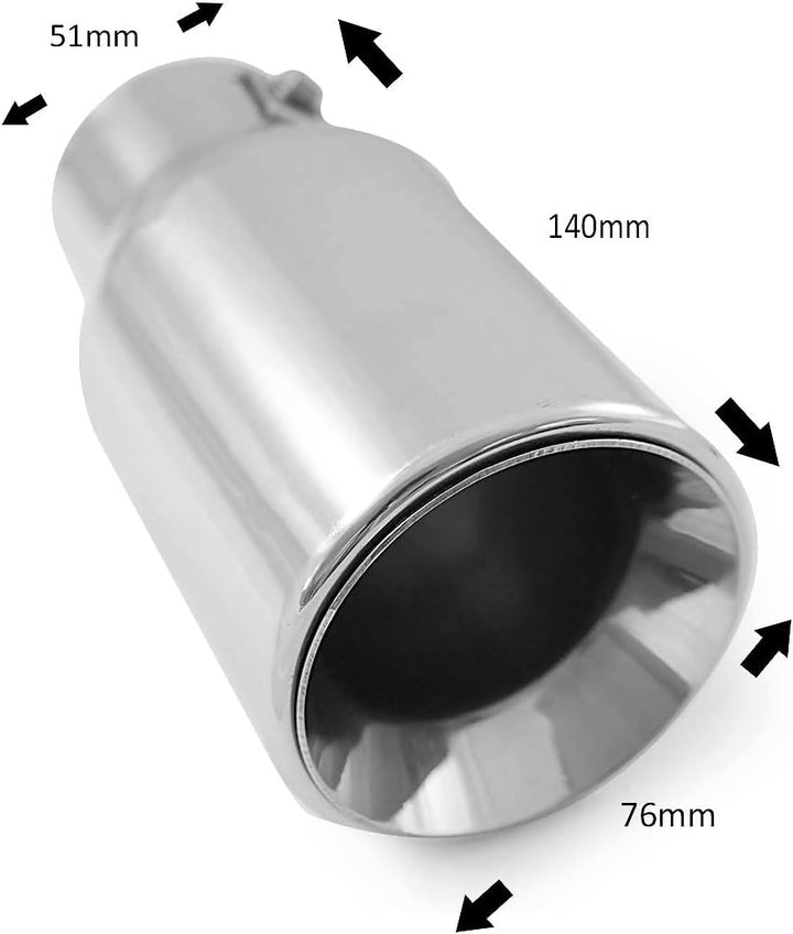 Auspuffblende Endrohr Endstuck Auspuff Blende Schalldampf Sportauspuff Universell Schalldampf Sport