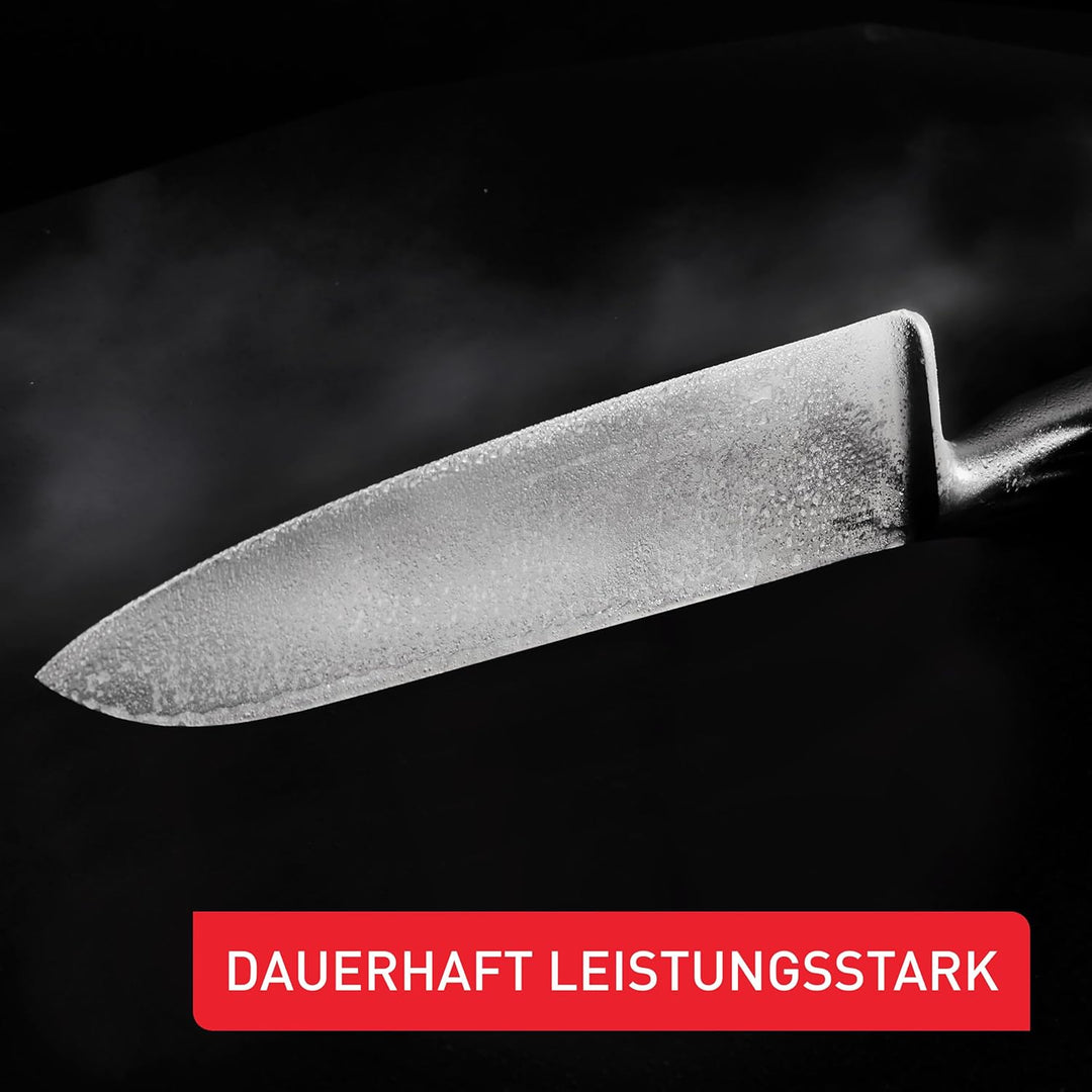 Tefal Precision 3-tlg. Messer-Set, Kochmesser 15 cm, Universalmesser 12 cm, Schälmesser 9 cm, schärf