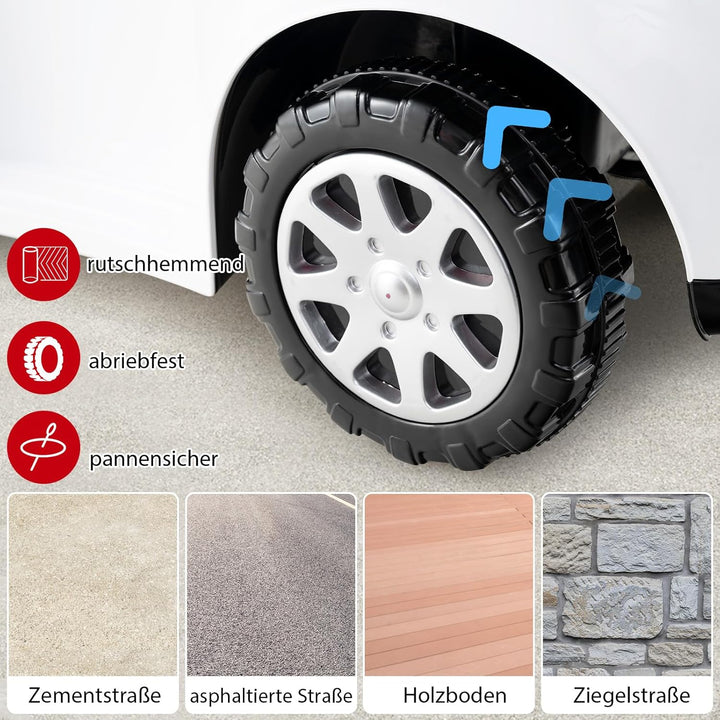 DREAMADE Kinder Rutschauto, 3 in 1 Schiebeauto mit abnehmbarem Verdeck, Sicherheitsgurt & Stauraum,