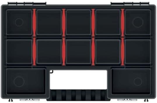 rg-vertrieb 5X Sortimentskasten Werkzeugkiste Organizer Set 5 Stück Sortierbox NORS Kleinteilemagazi