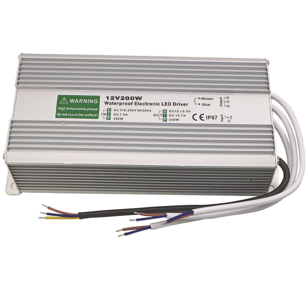 12 V wasserdichter IP67_LED-Treiber-Netzteil-Transformator 240V DC 12V 25A 300W für LED-Streifen UK