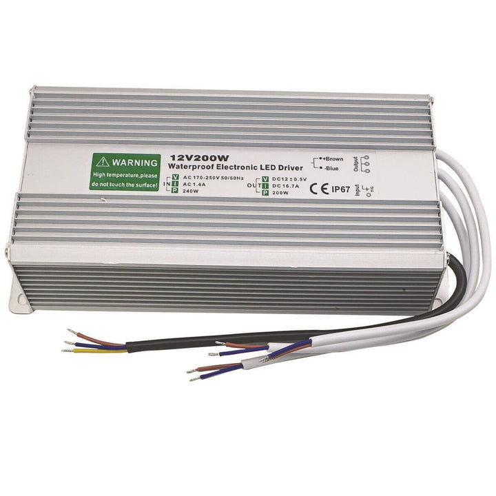 12 V wasserdichter IP67_LED-Treiber-Netzteil-Transformator 240V DC 12V 25A 300W für LED-Streifen UK