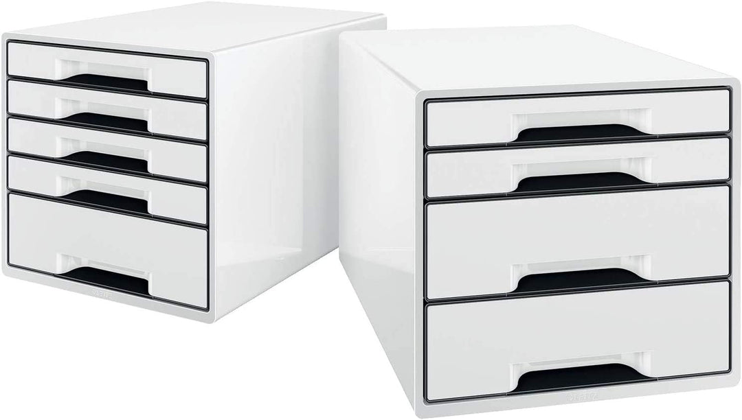 Leitz Wow Schreibtisch Accessoires Ablage Paket schwarz weiss (Ablage Paket, Weiss │ Schwarz)