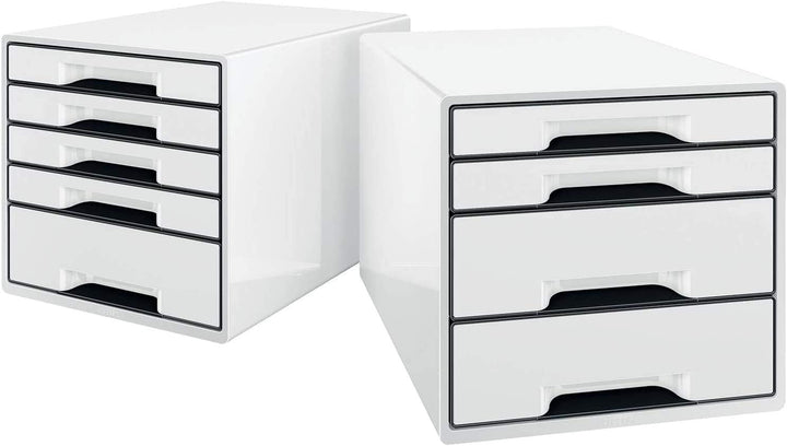 Leitz Wow Schreibtisch Accessoires Ablage Paket schwarz weiss (Ablage Paket, Weiss │ Schwarz)