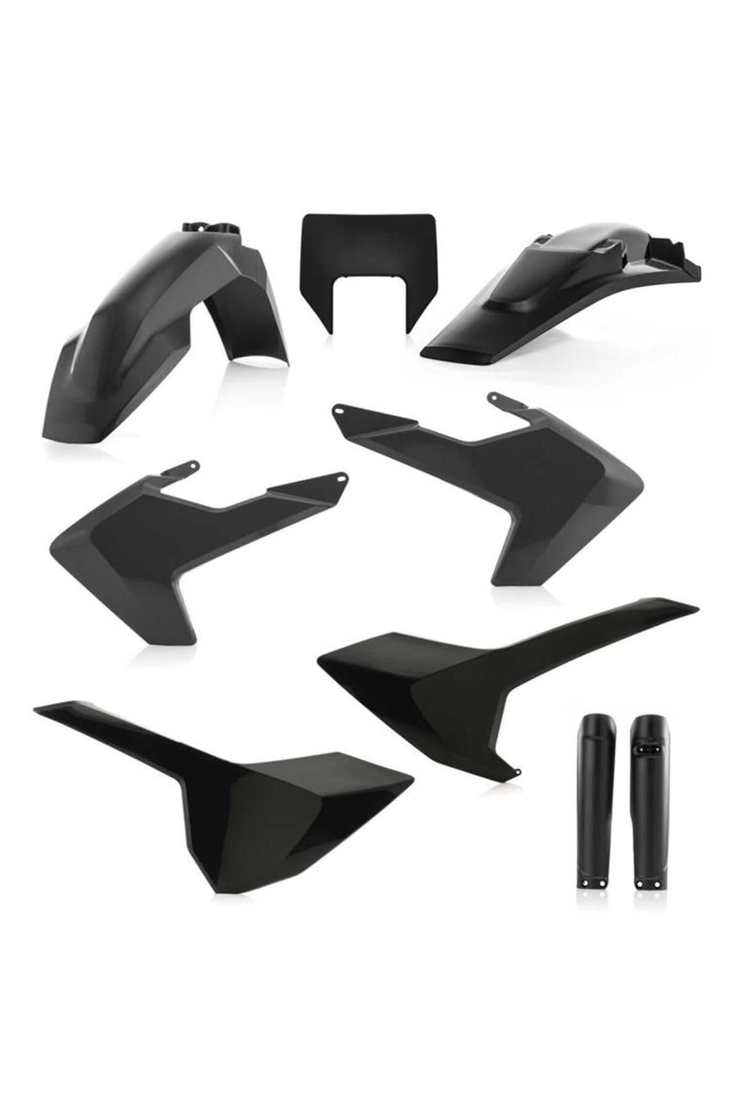 FULL KIT PLASTIC HUSQ TE/FE 2017 SCHWARZ