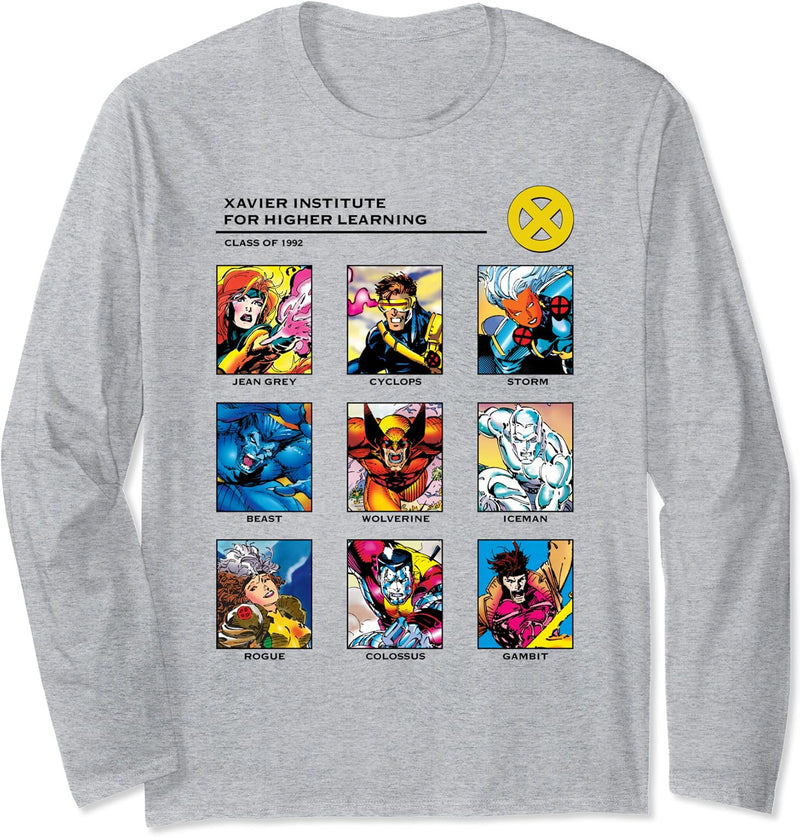 Marvel X-Men Xavier Institute Class of 1992 Langarmshirt
