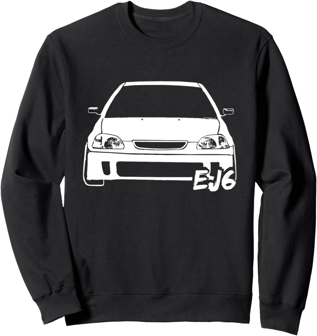 Ej6 civic Tuning Sportauspuff JDM Spruch Brian .C Jdm car Sweatshirt