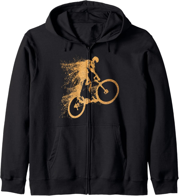 Mountainbike-Rennfahrer Radfahren Sport Fahrrad Radfahrer Kapuzenjacke