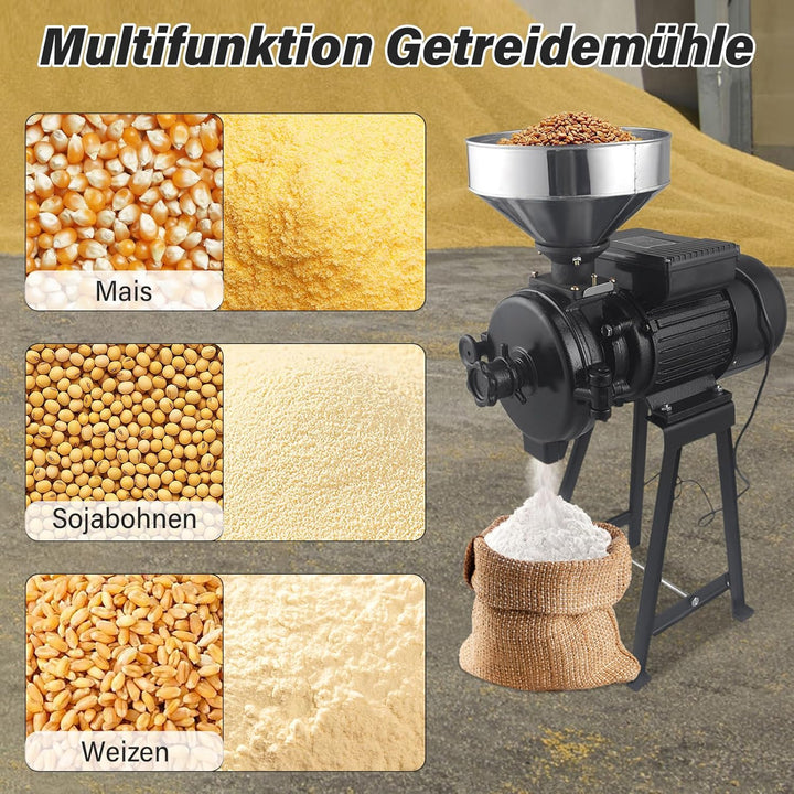 2200W 220V Getreidemühle, Elektrische Getreidemühle, Getreidemühle Elektrisch, Getreidemühle Mühle N
