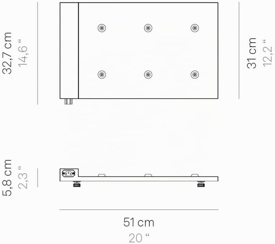 Zafferano Modular Multi-Kontakt (max. 6 Stück) Ladestation für Poldina Pro, Poldina Pro Mini, Dama P