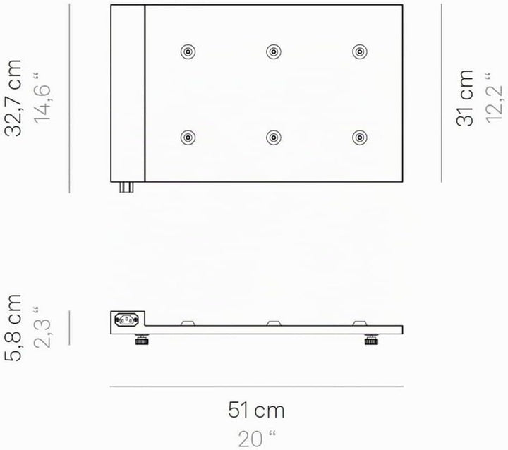 Zafferano Modular Multi-Kontakt (max. 6 Stück) Ladestation für Poldina Pro, Poldina Pro Mini, Dama P