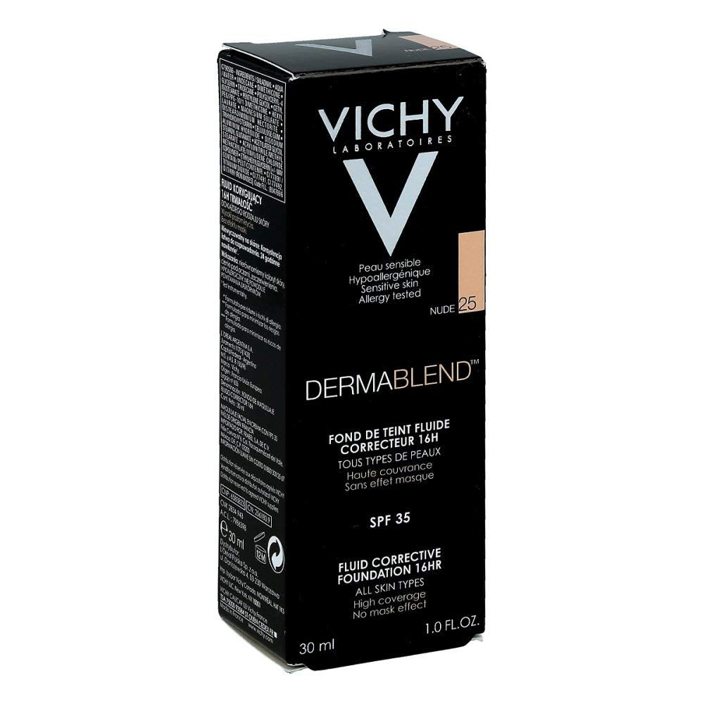 Vichy Dermablend [3D Correction], Teintkorrigierendes Make-up, Foundation bei unreiner und zu Akne n