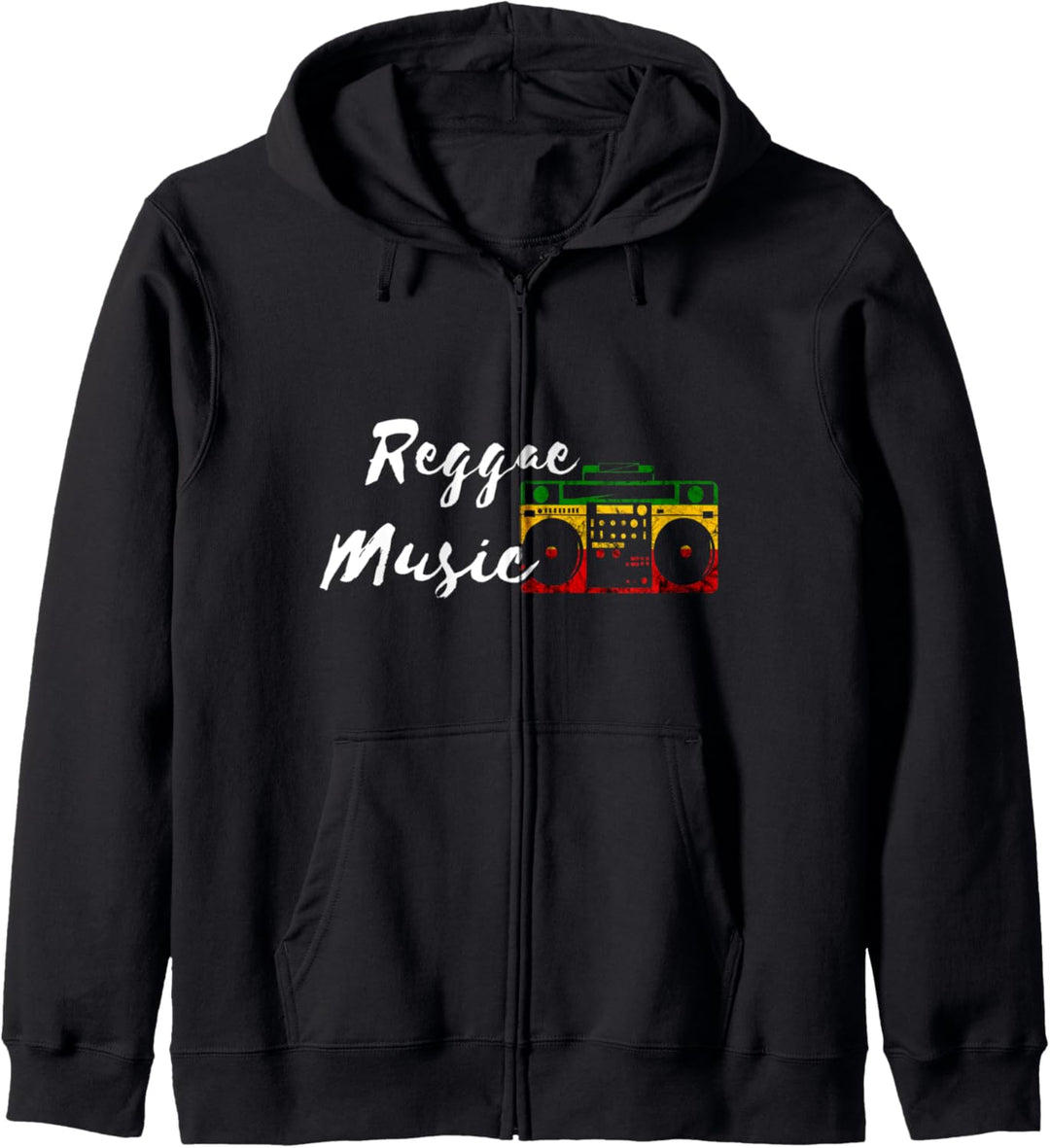 Reggae Music Boombox Reggae Rastafari Reggae Musik Kapuzenjacke